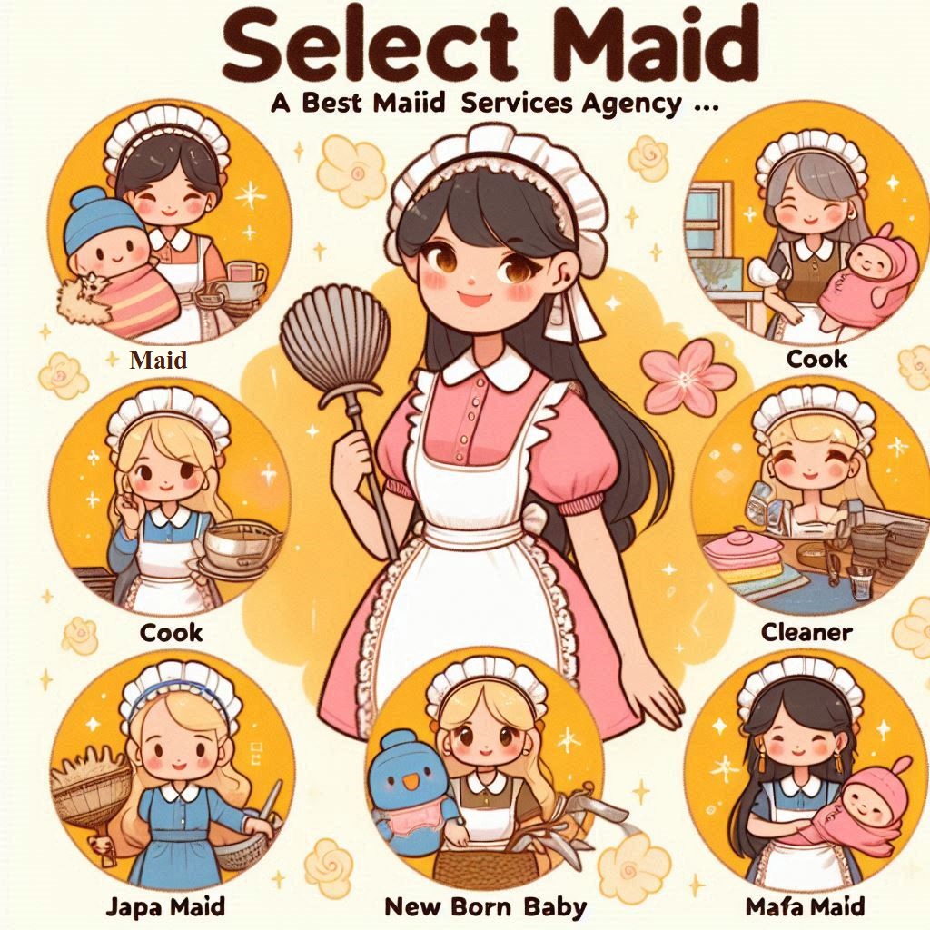 Live-In Maid, Cook, Nanny & Caregiver Services in Delhi NCR