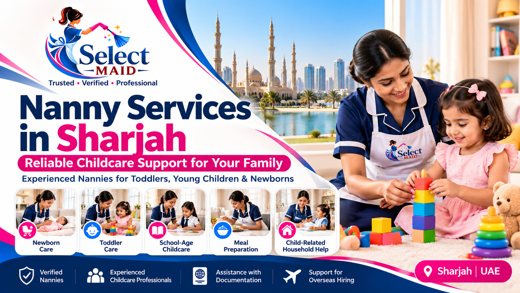Nanny Services in Sharjah: Find Childcare Support for Your Family